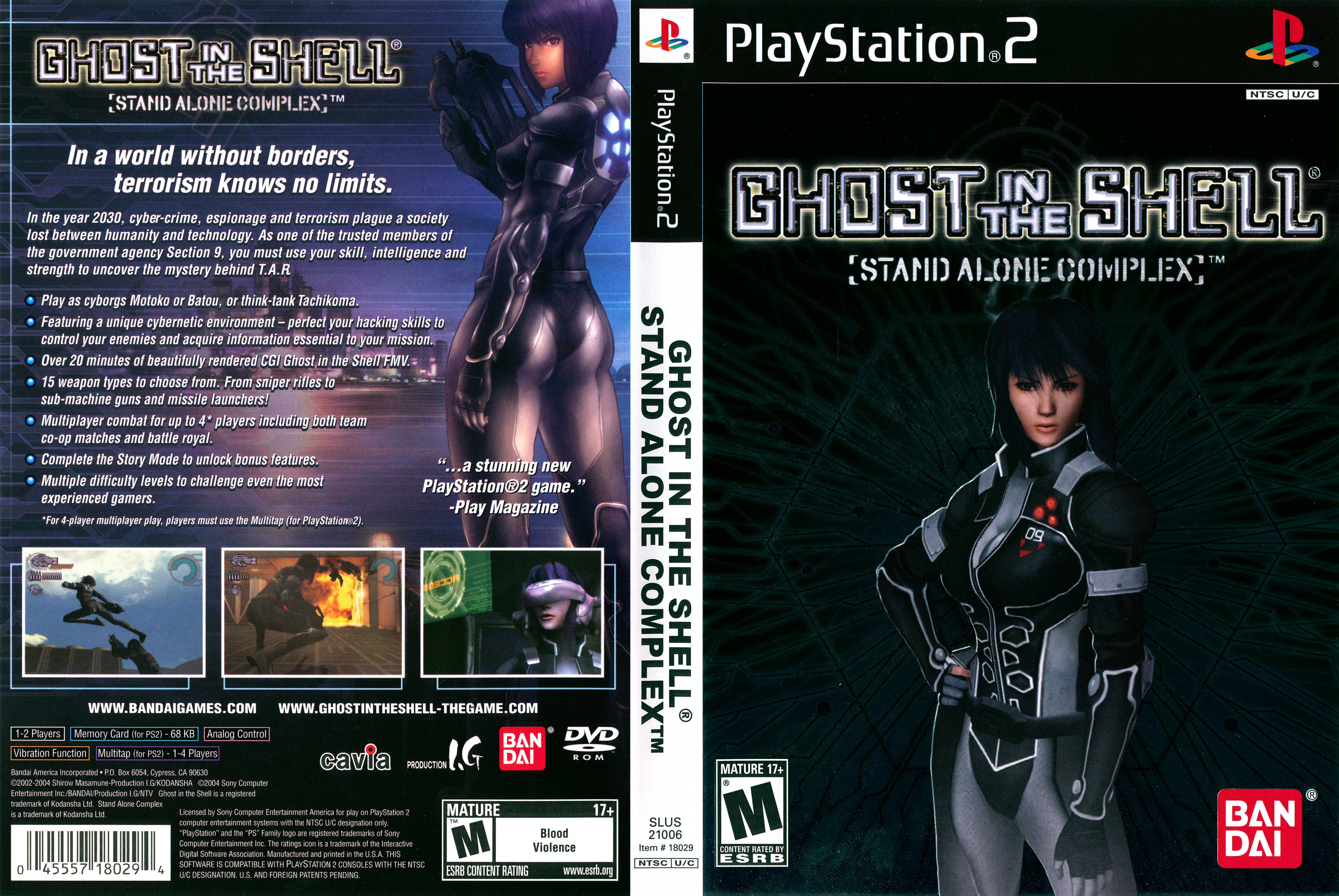 Ghost in deals the shell ps2